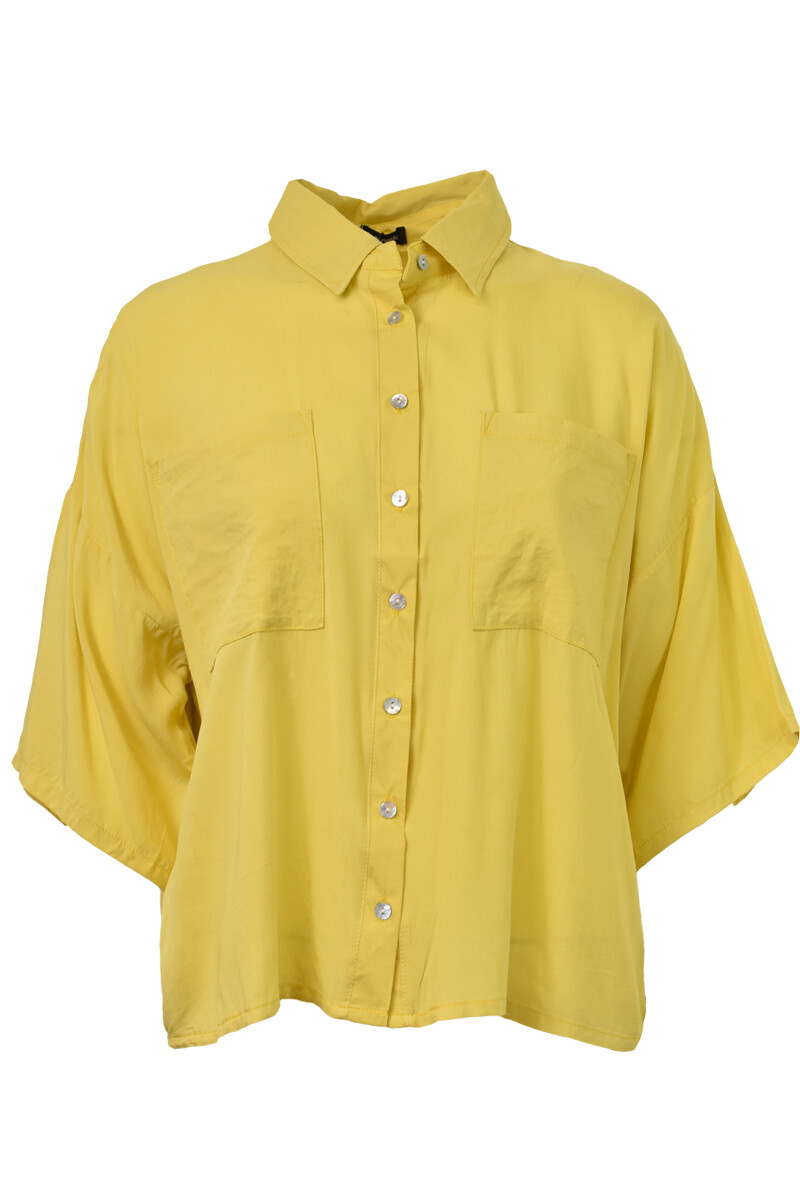 Camisa Lisa - Amarillo 