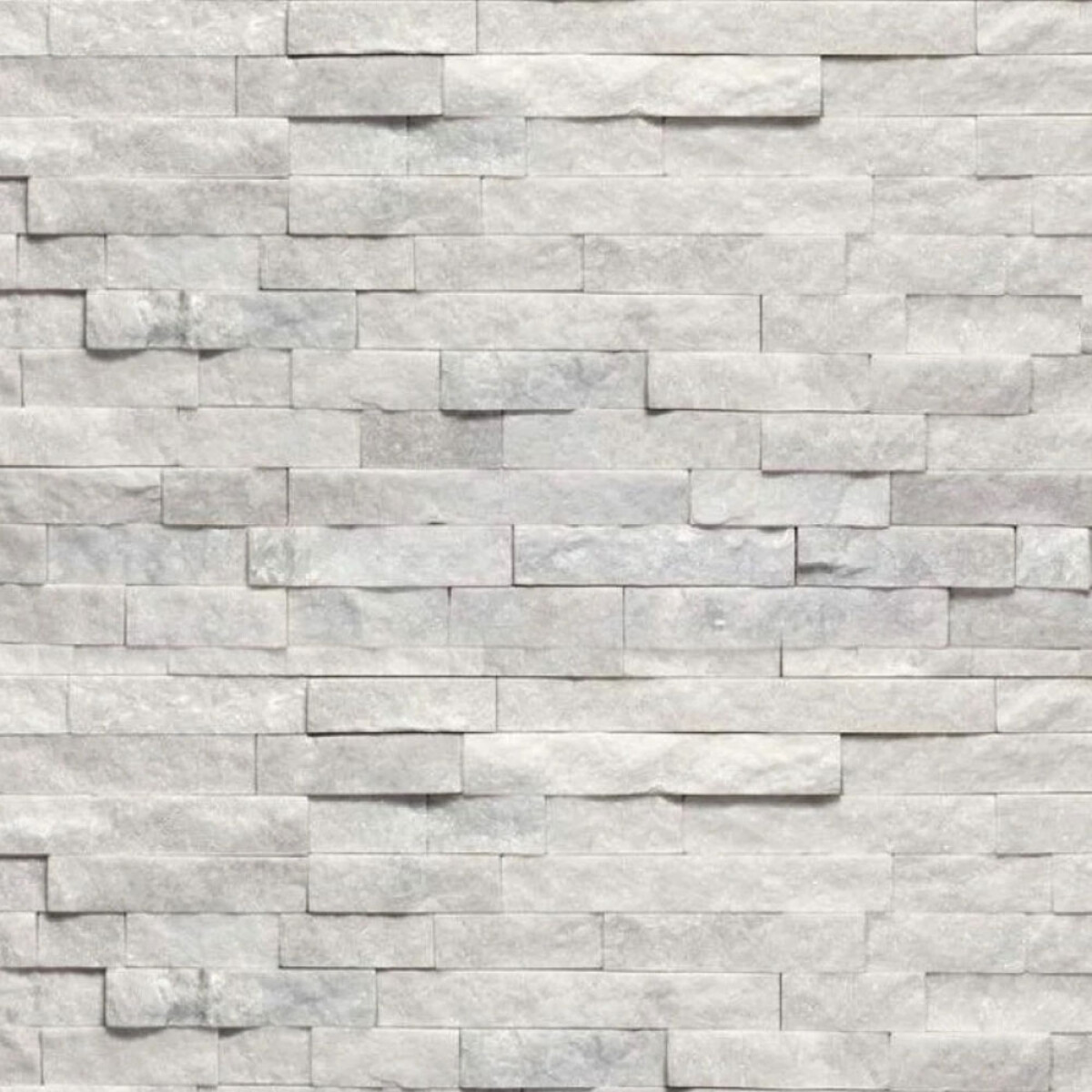 Piedra Natural Brick Blanca - 0.63m2 