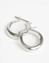 Aros Argollas Metal Argollas Metal Plateadas - Plateado