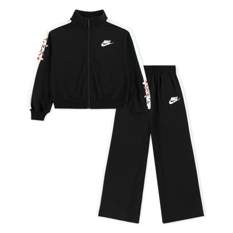 Conjunto Deportivo de Niño Floral Track Negro