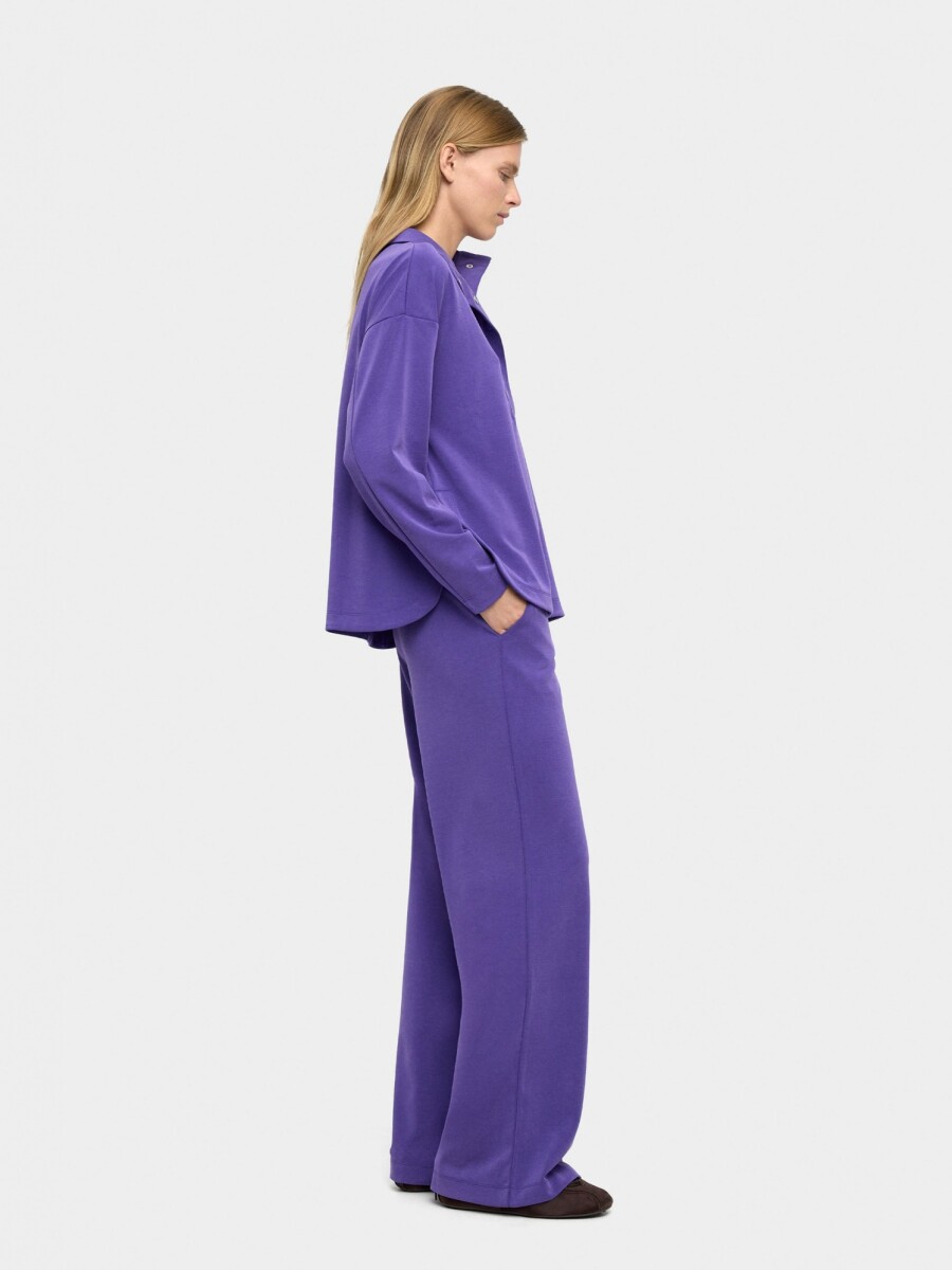Pantalón Con Cintura Elástica Tacto Suave violeta