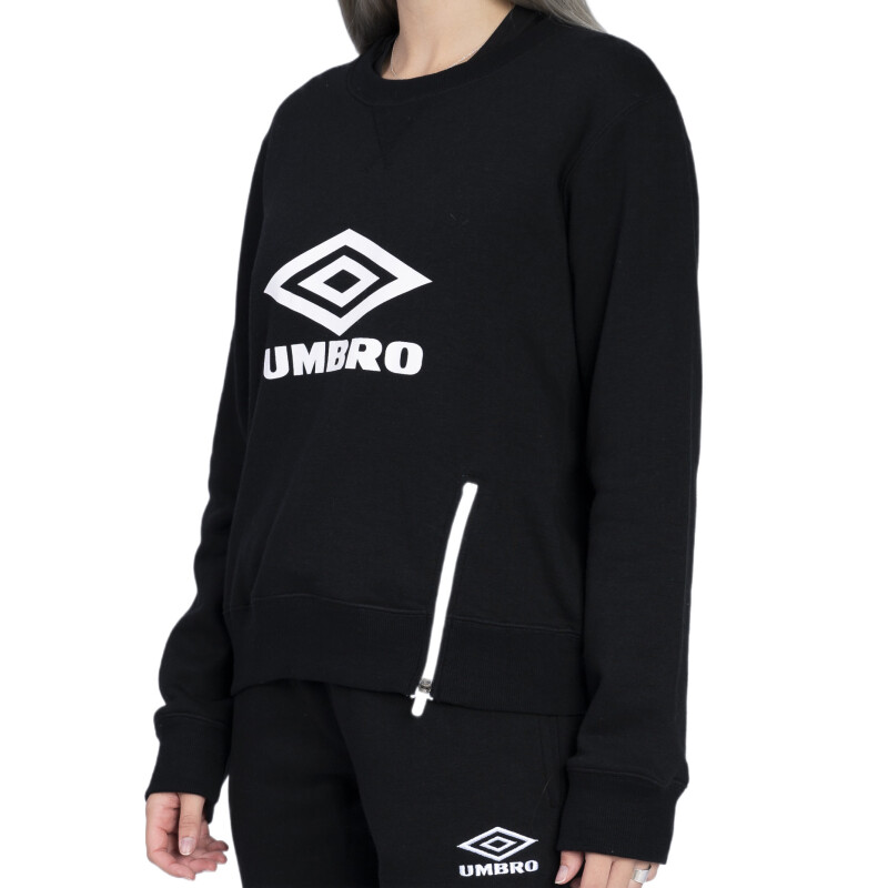 Buzo de Mujer Umbro Dakota Dama Negro - Blanco