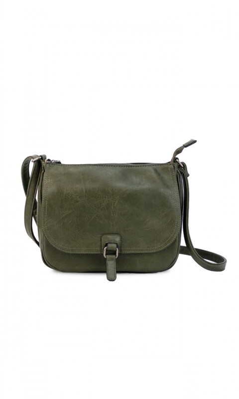BANDOLERA MORRAL RAQUEL VERDE MILITAR