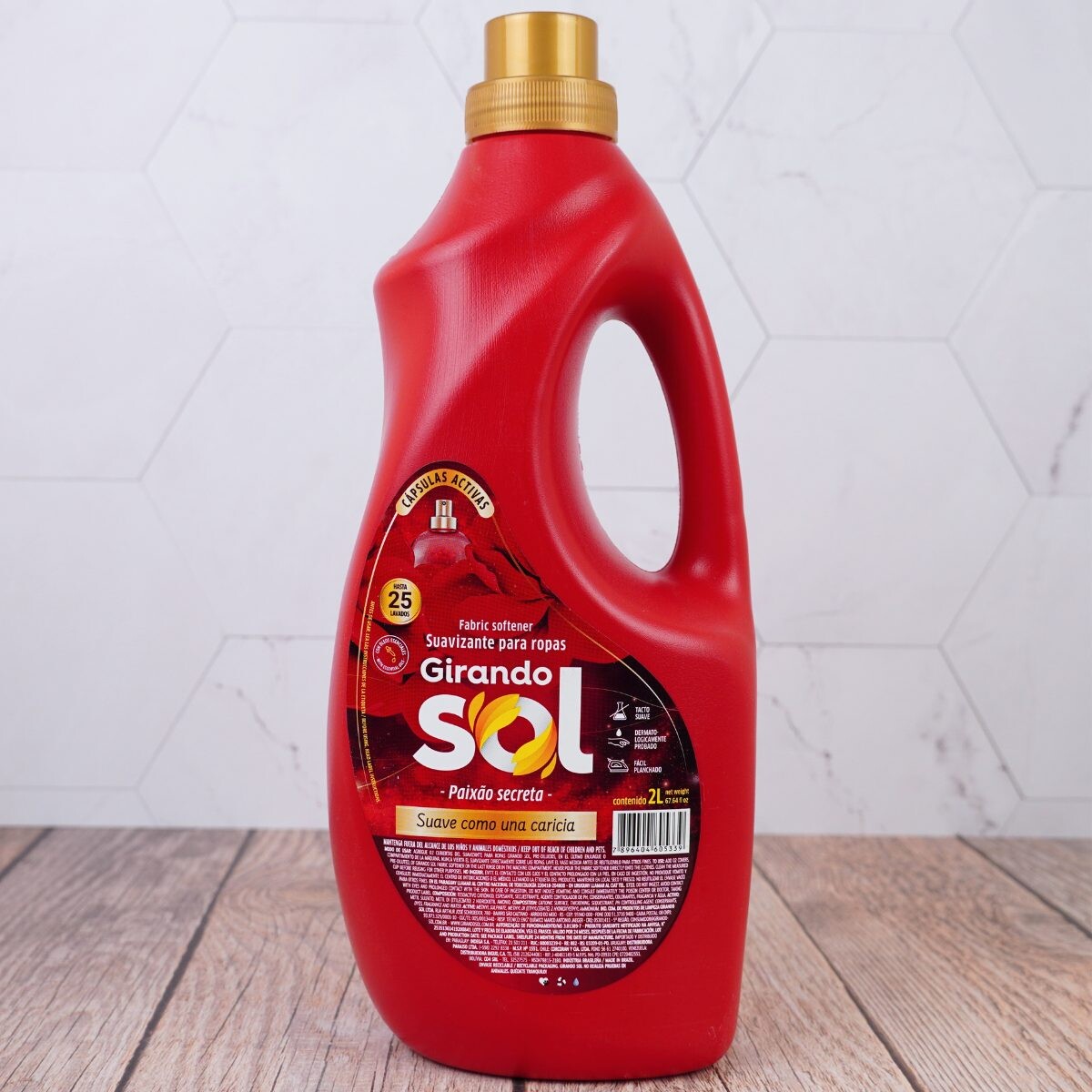 SUAVIZANTE PARA ROPA GIRANDO SOL 2 LT ROJO PAIXAO SECRETA 