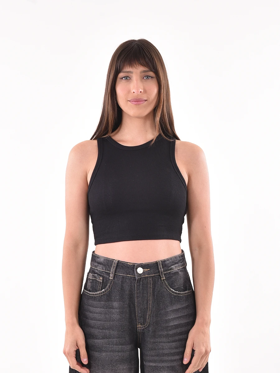 MUSCULOSA BASICA NEREA - NEGRO 