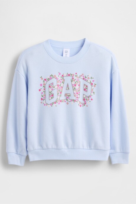 Buzo Deportivo Logo Gap Toddler Niña Serene Blue