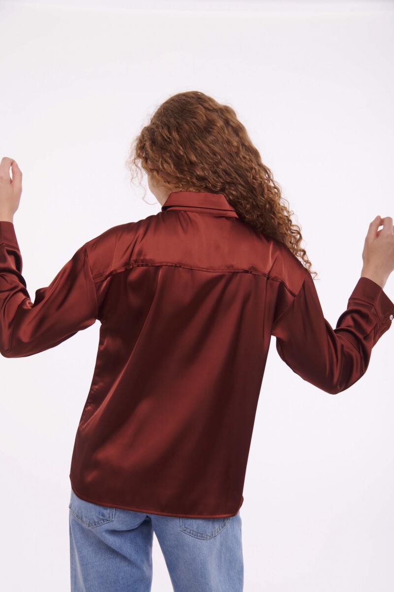 CAMISA VALENIA MARRÓN