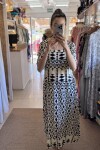 Vestido de rayón Estampado