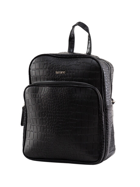 Mochila Croco Negro
