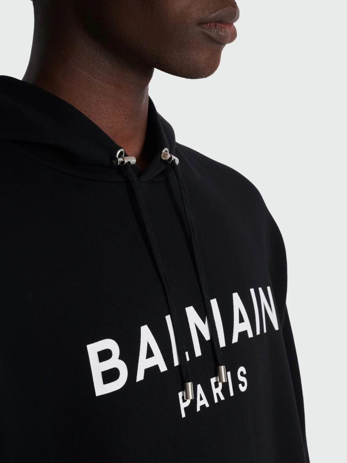 Balmain - Canguro con estapado Balmain Paris Negro