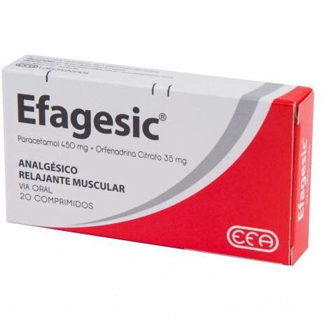 Efagesic 20 Comprimidos Efagesic 20 Comprimidos