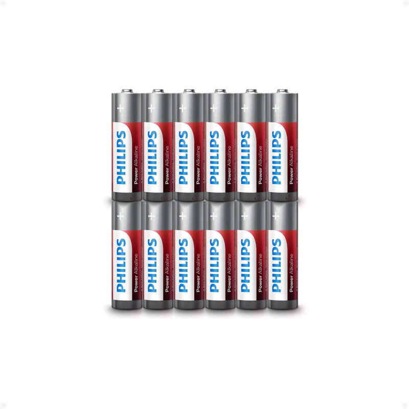 Pilas Alcalinas AAA Philips Blíster Pack de 12 Unidades Pilas Alcalinas AAA Philips Blíster Pack de 12 Unidades