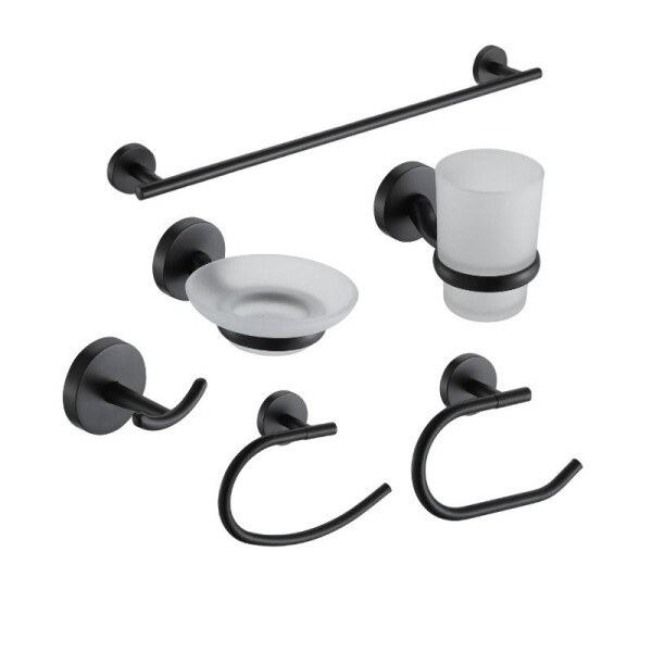 JUEGO DE ACCESORIOS PARA BAÑO 6 PIEZAS JUEGO DE ACCESORIOS PARA BAÑO 6 PIEZAS
