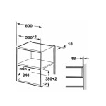 MICROONDAS DE EMPOTRAR FUTURA 20 LTS -FUT-MW NEGRO negro