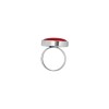 Anillo Almendra Coral Rojo Plata 925 - AN4761 sinpiedra