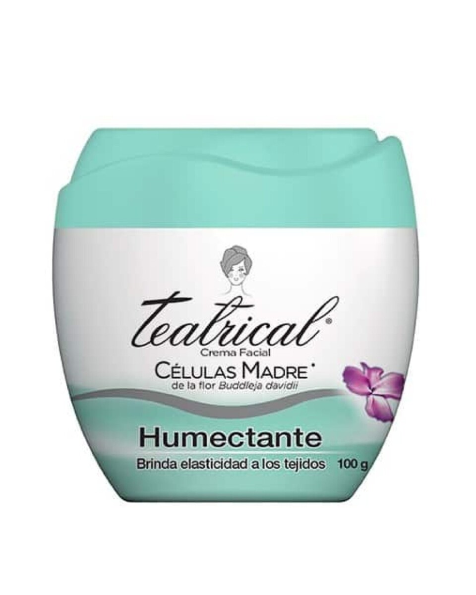 Teatrical Crema Facial Humectante con Células Madre y Aguacate 100 gr | Hidratación Profunda y Nutrición Natural