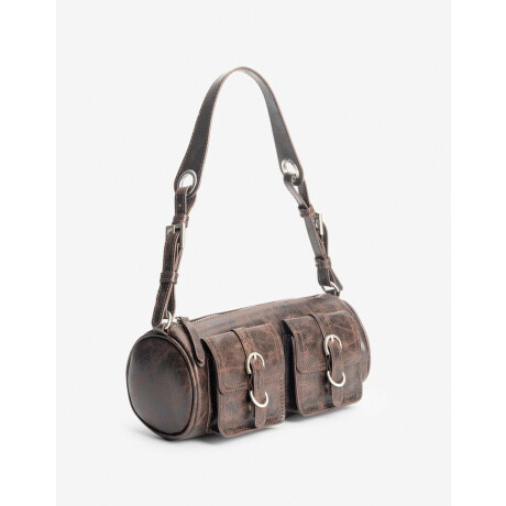 Cartera Formato Baguette Marron Chocolate
