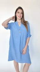 Vestido Soren Celeste