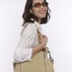 Cartera Safari Lona Beige