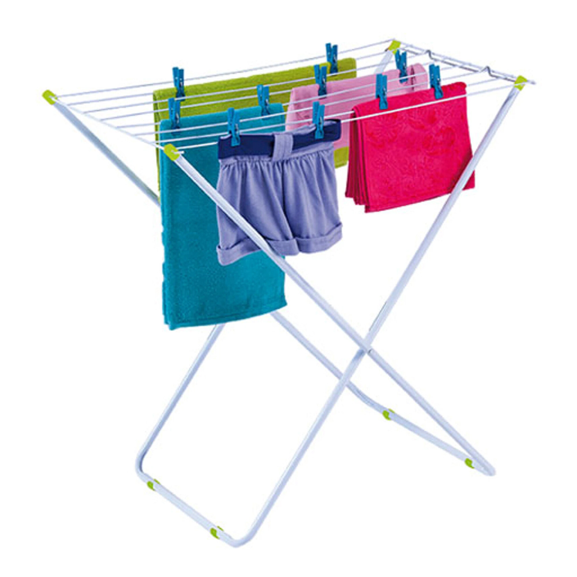 Tendedero De Acero Mor Plegable 5 Mts Ropa HTS