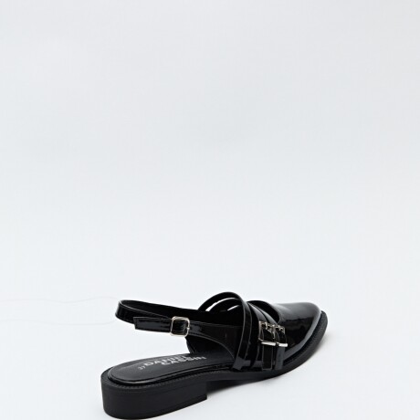 ZUECO FROGS Charol Negro
