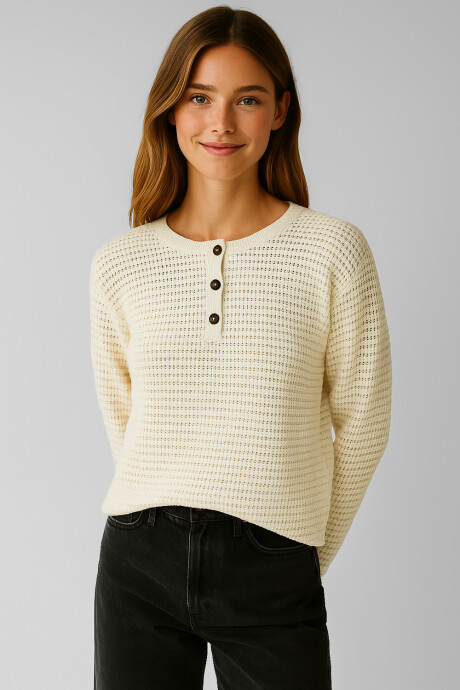 Sweater Ozara Marfil / Off White