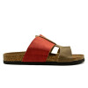 Sandalias Chill Sunday de Mujer - YF04W Rojo-kaki