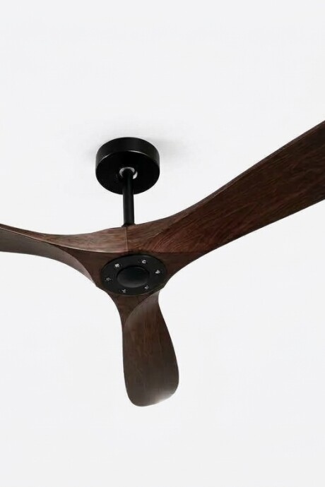 Ventilador De Techo 3 Aspas Simil Madera Oscura Con Control Ventilador De Techo 3 Aspas Simil Madera Oscura Con Control