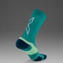 Medias Training Vectr Light Cushion Crew Socks Unisex Slate Green/digital Mint