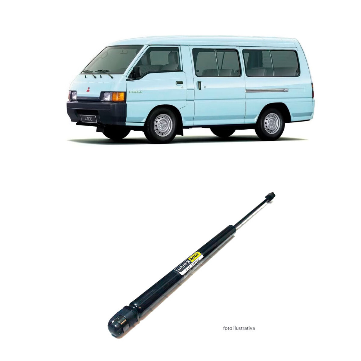 AMORTIGUADOR BAUL MITSUBISHI PORTON TRAS. MITSUBISHI L300 - 