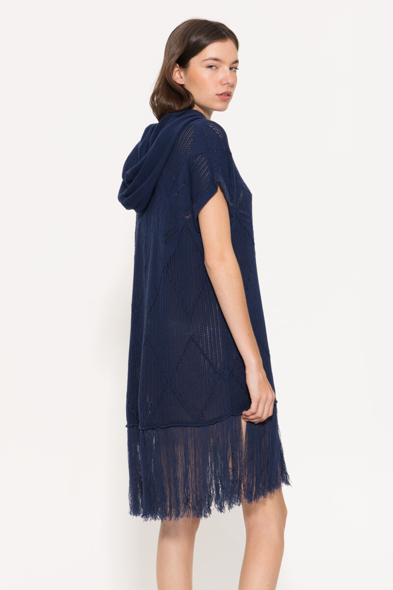 PONCHO ANGELES Azul Marino