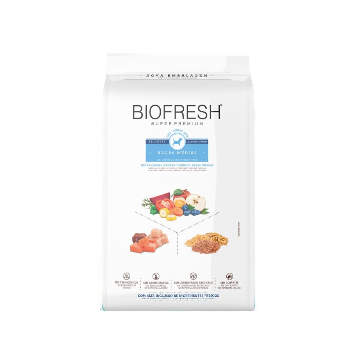 Biofresh Perro Cachorro Raza Mediana 3kg | Crecimiento 