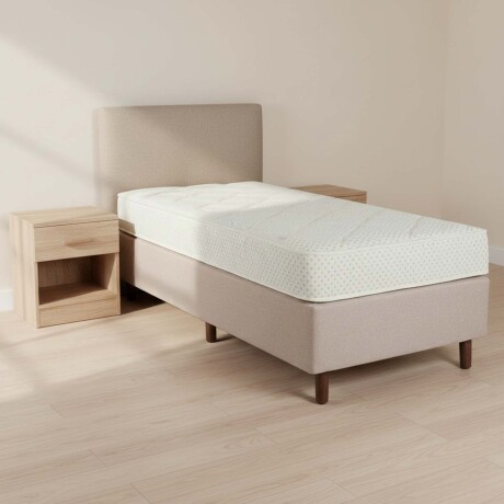 SOMMIER 1 PLAZA ESPUMA ALTA DENSIDAD IVORY 20CM ALTURA