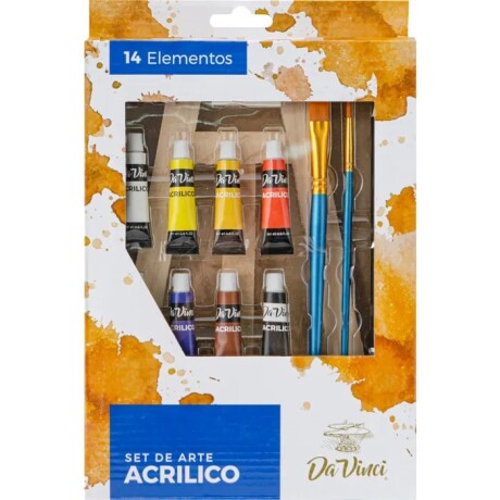 Set de Arte Acrílico Da Vinci 14 elementos Set de Arte Acrílico Da Vinci 14 elementos