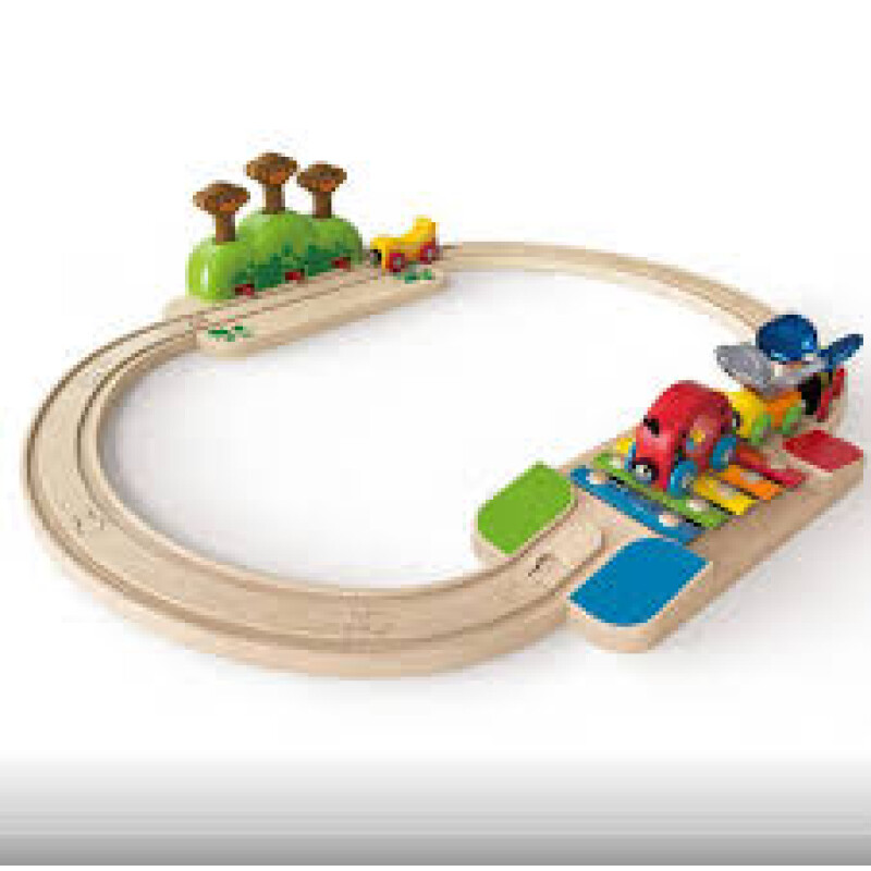 Pista de Tren de madera musical Hape Pista de Tren de madera musical Hape