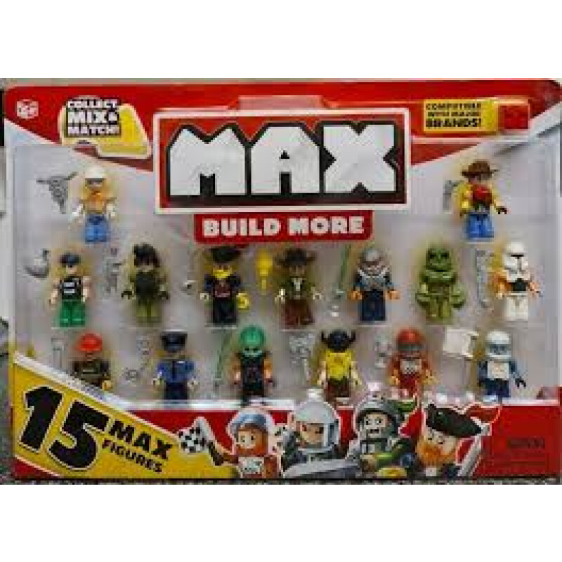 Zuru MAX Build More - Figuras pequeñas, 15 Figuras Zuru MAX Build More - Figuras pequeñas, 15 Figuras