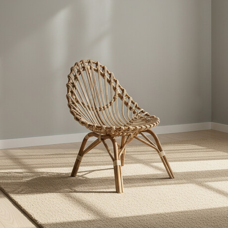 BUTACA RATTAN MARRON MOJAVE MARRON CLARO