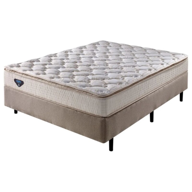 Sommier Ecoflex 2 Plazas Densidad 60 c/pillow 140x190x25 con Acolchado de Regalo Sommier Ecoflex 2 Plazas Densidad 60 c/pillow 140x190x25 con Acolchado de Regalo