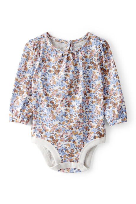 Body de algodón, diseño floral Body de algodón, diseño floral