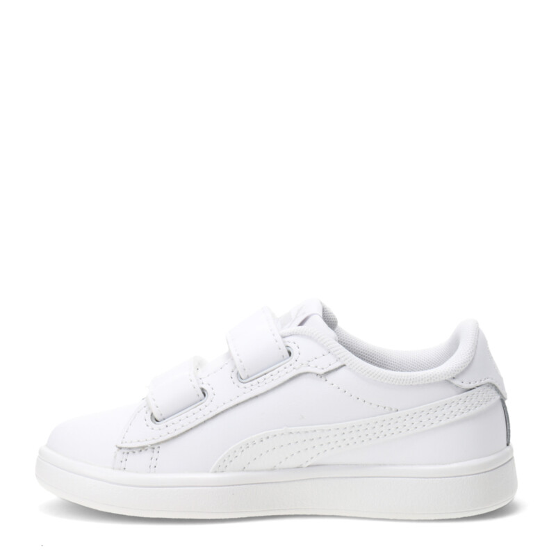 Championes Infantiles Puma Smash 3.0 Leather Blanco