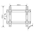 SOPORTE RECLINABLE ULTRA SLIM PARA TV DE 23 A 42" SOPORTE RECLINABLE ULTRA SLIM PARA TV DE 23 A 42"