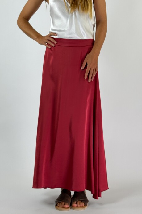 POLLERA ORIANA Bordó