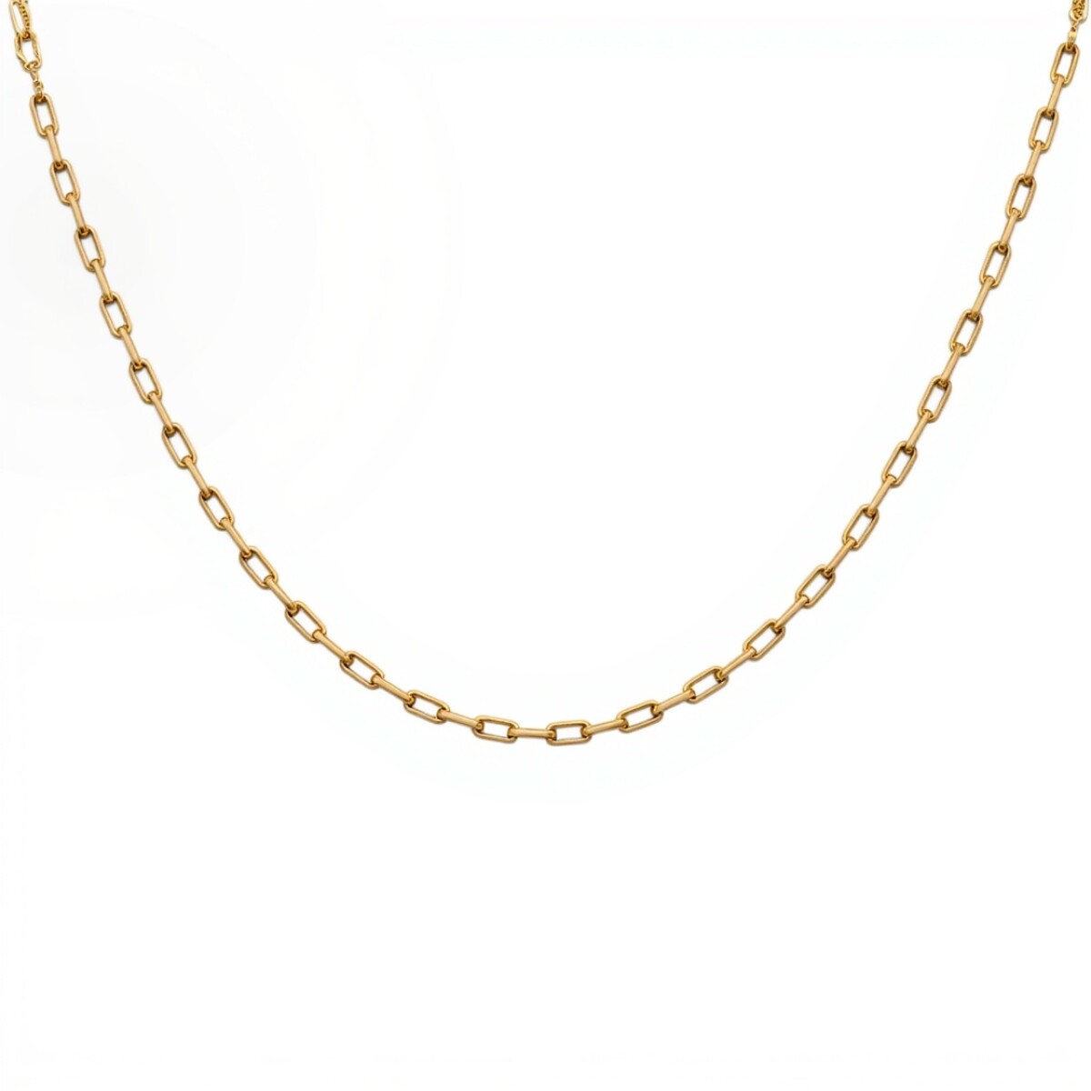 Cadena oro Force fina -Oro bajo -Sin Piedra-CD8077 - sinpiedra 