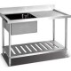 Mesada con pileton 120 cm c/borde Flamemax Mesada con pileton 120 cm c/borde Flamemax