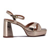 Sandalia Vizzano Mujer Taco 9.5cm Plataforma 2.5cm Dorado