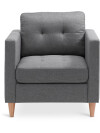 Sillón FALSLEV 1 cuerpo tela gris Sillón FALSLEV 1 cuerpo tela gris