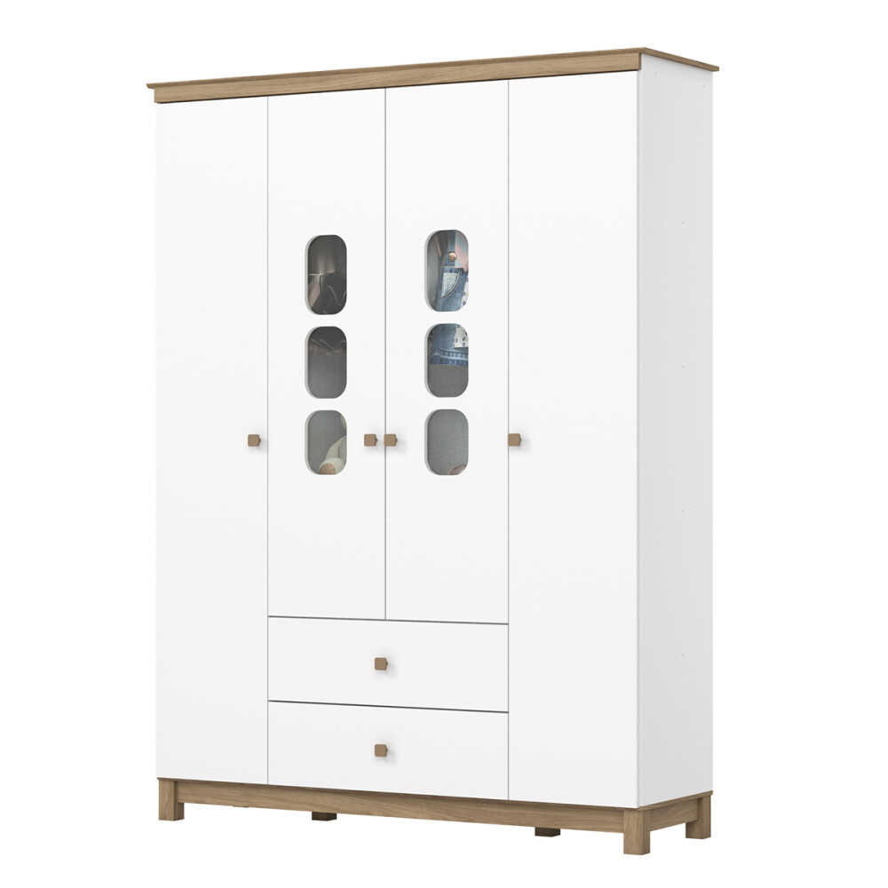 ROPERO 4 PUERTAS 2 CAJONES GUARDARROPA ARMARIO PLACARD CLOSET - INFANTIL ROPERO 4 PUERTAS 2 CAJONES GUARDARROPA ARMARIO PLACARD CLOSET - INFANTIL