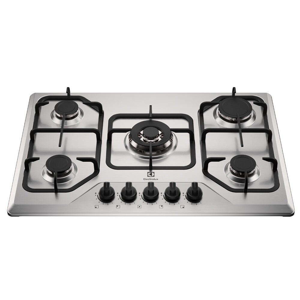 Anafe 5 Hornallas Inox Acero inoxidable