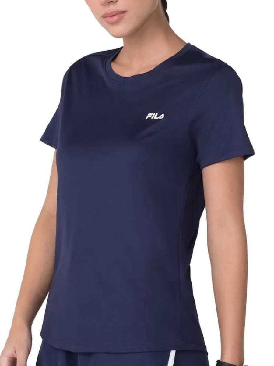 Remera FILA manga corta para dama - Marino 