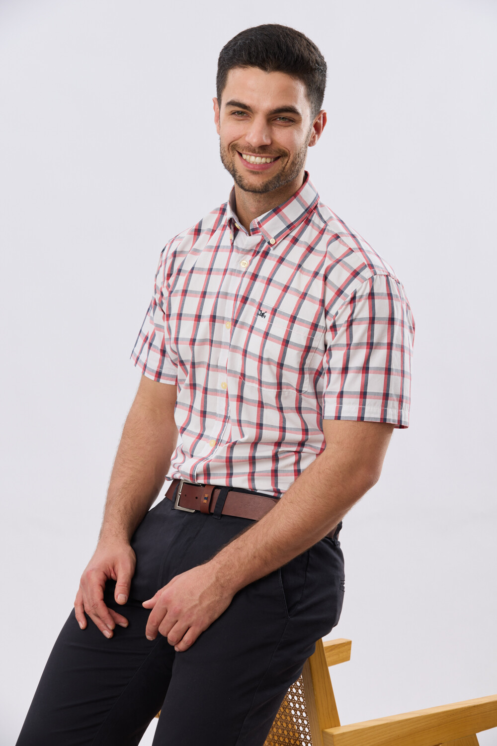 CAMISA CUADROS Rojo